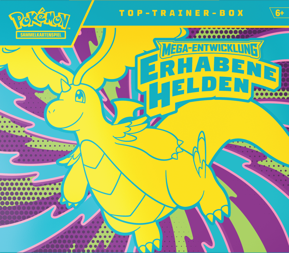Pokemon ME02.5 Mega Entwicklung Erhabene Helden Top Trainer Box