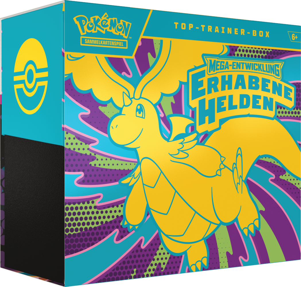 Pokemon ME02.5 Mega Entwicklung Erhabene Helden Top Trainer Box