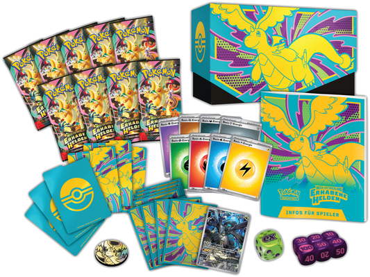 Pokemon ME02.5 Mega Entwicklung Erhabene Helden Top Trainer Box