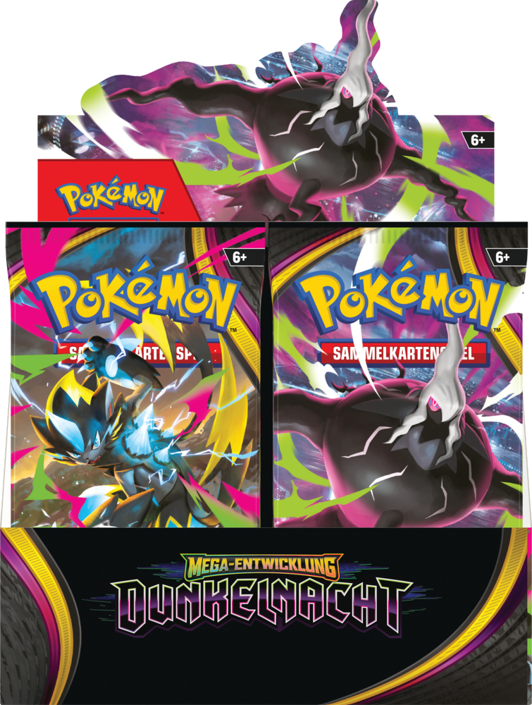 Pokémon ME05 Mega Entwicklungen Dunkelnacht Booster Display (36 Booster) DE