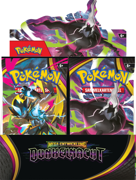 Pokémon ME05 Mega Entwicklungen Dunkelnacht Booster Display (36 Booster) DE