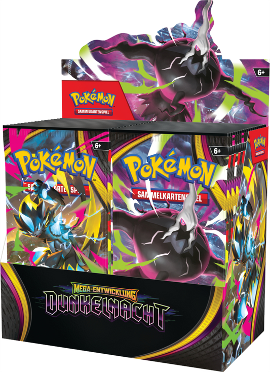 Pokémon ME05 Mega Entwicklungen Dunkelnacht Booster Display (36 Booster) DE