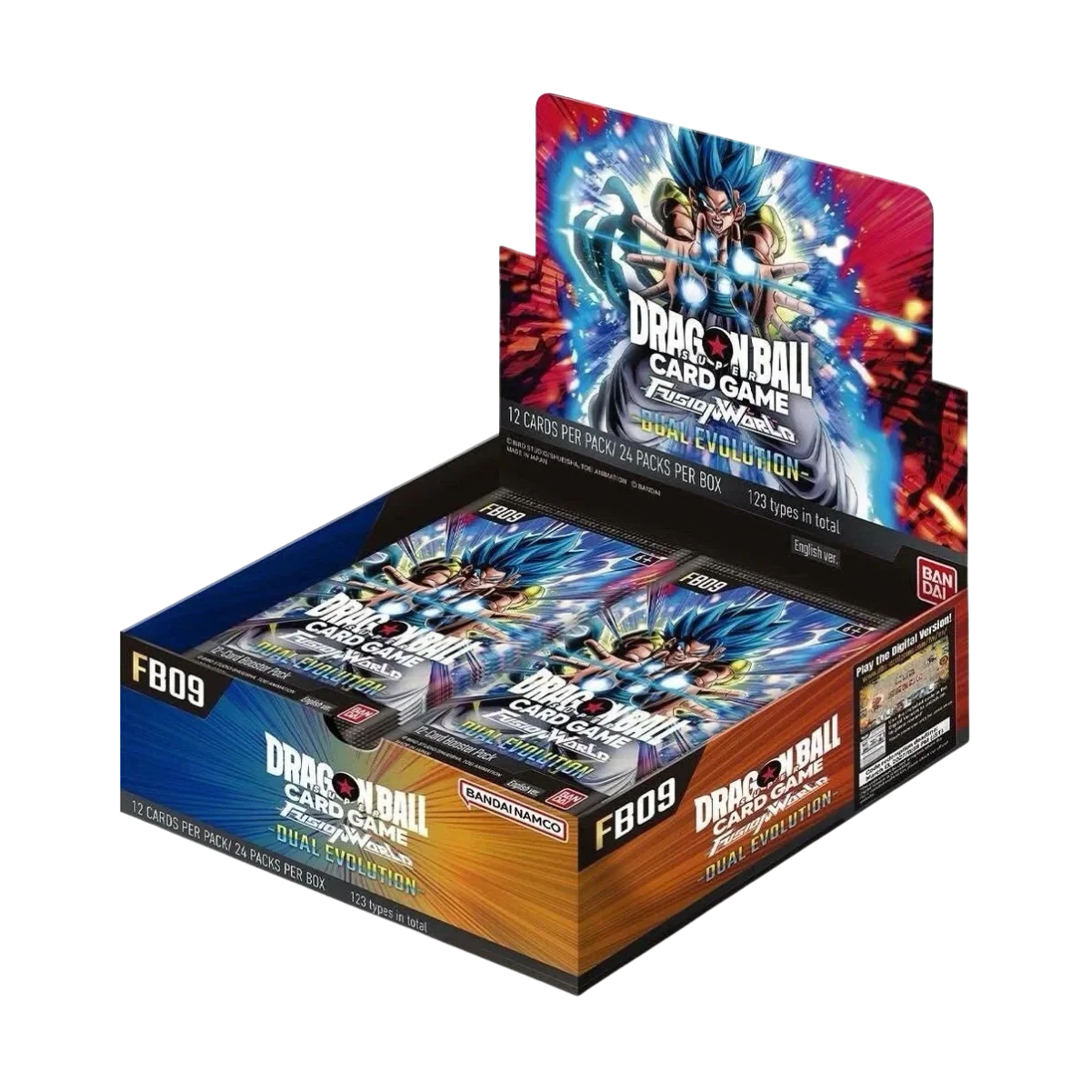 Dragon Ball Super Card Game Fusion World – DUAL EVOLUTION FB09 Booster Display