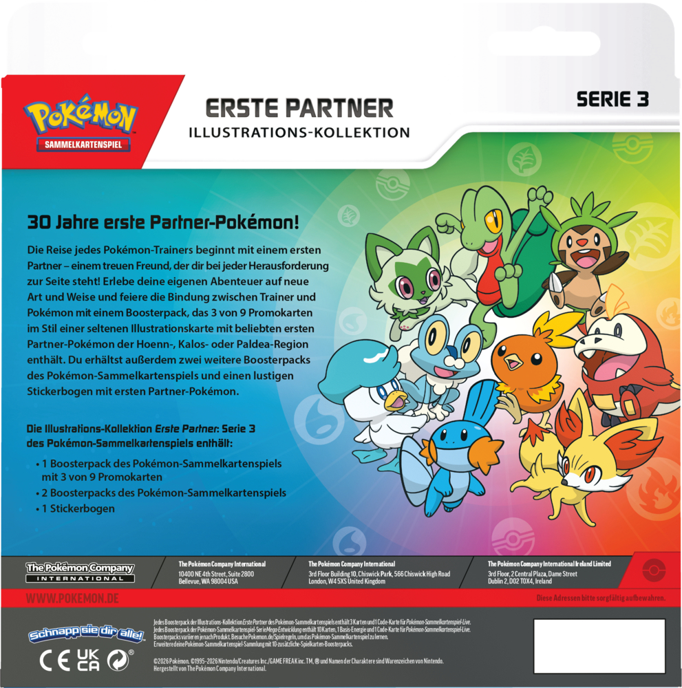 Pokémon Erste-Partner-Kollektion Nr.3