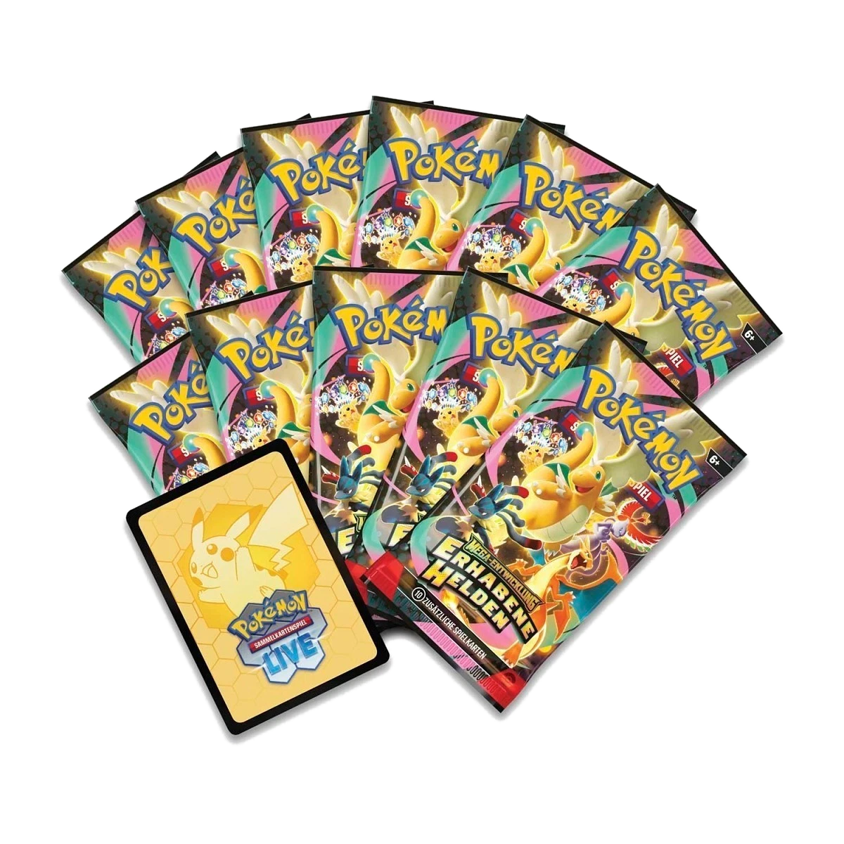 Pokémon Mega Entwicklung Erhabene Helden ME02.5 Top Trainer Box Pokémon Center Edition