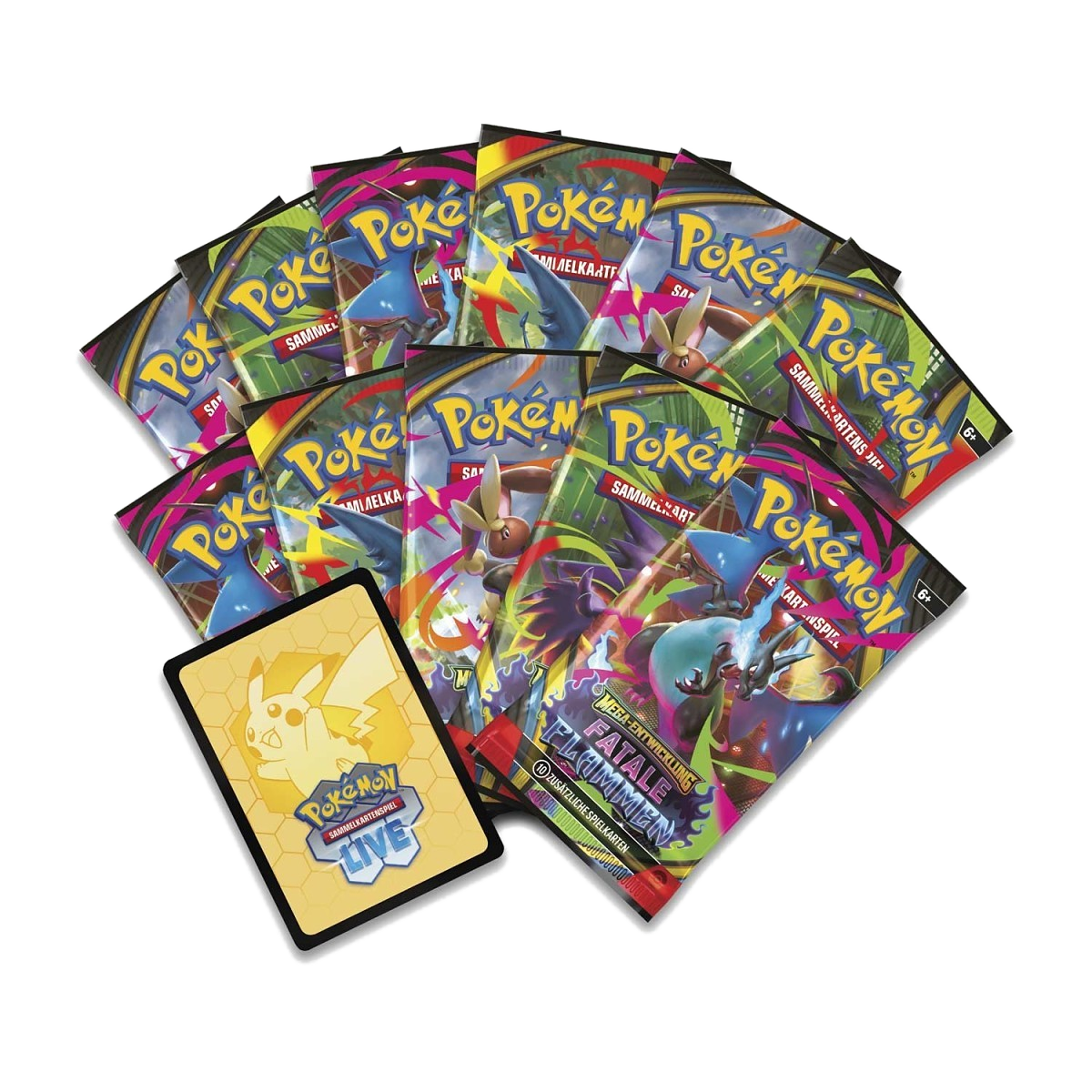 Pokémon ME02 Mega Entwicklung Fatale Flammen Top Trainer Box Pokemon Center Edition
