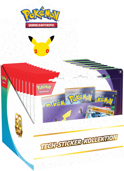 Pokemon Tech Sticker Kollektion 30 Jahre