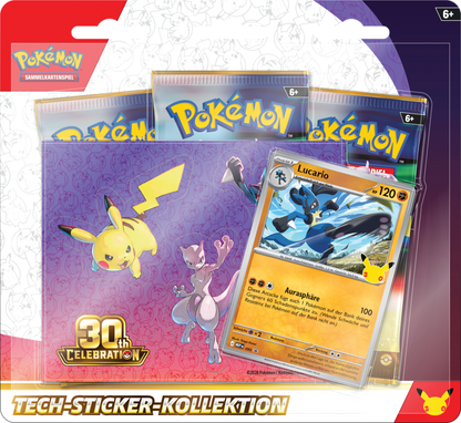 Pokemon Tech Sticker Kollektion 30 Jahre
