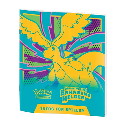 Pokémon Mega Entwicklung Erhabene Helden ME02.5 Top Trainer Box Pokémon Center Edition