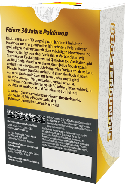 Pokémon 30 Jahre Booster Bundles