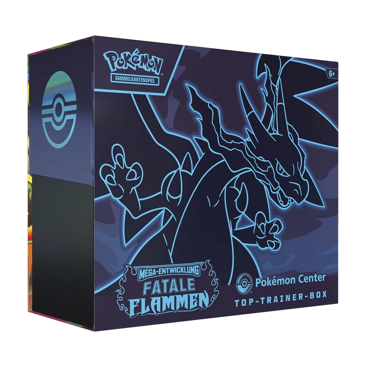 Pokémon ME02 Mega Entwicklung Fatale Flammen Top Trainer Box Pokemon Center Edition